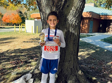 Local Fifth Grader Takes First Place in Shore AC Cross Country Series at Holmdel Park